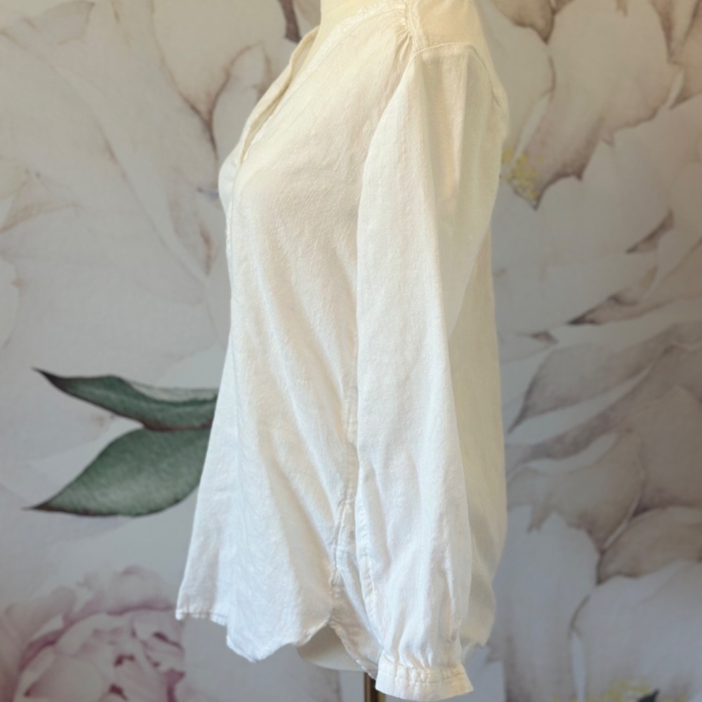 Old Navy Lightweight Popover Women's White Tunic Size XS - Picture 8 of 11